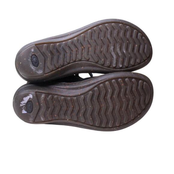 Ugg Australia Caspia Black Leather Boots Shearling Lined Chore Outdoor - Picture 5 of 5